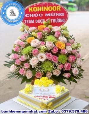 Combo Bánh Kem Và Hoa Tươi 36